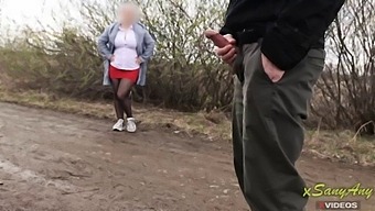 I Pulled Out My Penis In A Public Park, An Unidentified Mom Saw My Cock And Became Interested! I Shot The Video On A Hidden Camera. Xsanyany
