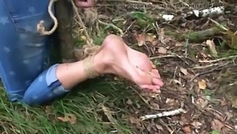 Outdoor Foot Fetish Fun With Amateur Bdsm