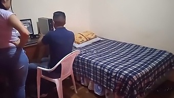 Mexicana Stepsister Catches Me Cheating On My Video Games And Has Sex With Me