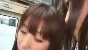 Asian Lesbian Train Ride With Free Japanese Porn