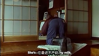 Asian Beauty Noriko Sakai'S Fetish Cow Gets Wet And Wild In A Monster Movie