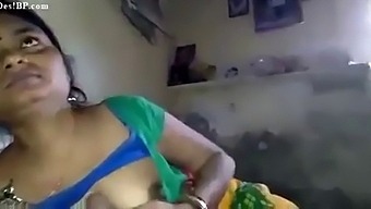 Desi Aunty With Husband Enjoys A Sensual Blowjob And Handjob In The Country