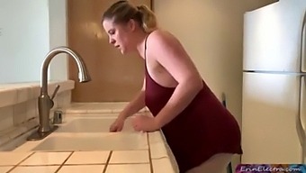 Teen And Mature Step Mom Share A Kitchen