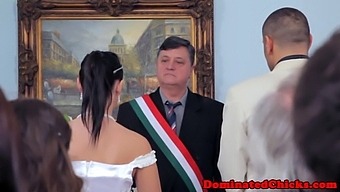 Stunning European Bride Submits To Dominating Husband