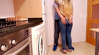 Blonde Teen Gets Creampied By Her Older Lover In Homemade Video