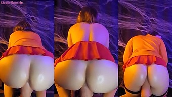 Velma Gets Her Big Ass Pounded By A Massive Penis In A Halloween Scene