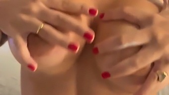 A Naughty Brunette Gives A Live Video Call To A Fan And Still Reaches Orgasm