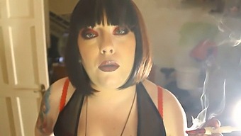 Tina Smua'S Smoking Fetish In A Holder