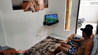 Couple Ogre And Vagninho Watch As Vivi Capetinha Gets Anal And Squirts In Parody Video