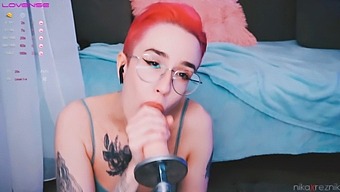 Watch A Cute Tomboy Get Fucked In The Mouth By A Fuck Machine
