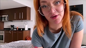 Redhead Step Sister Gives A Blowjob And Squirts On Your Cock - Emma Magnolia