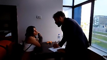 A College Girl Receives One-On-One Lessons From A Well-Endowed African American Tutor, With The Agreement To Have Sexual Encounters
