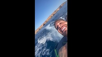 Chris Diamond'S Friend Gets Wild On A Jet Ski In Brazil