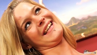 Blonde Klara Gives A Passionate Blowjob And Swallows Cum Instead Of Posing For A Photoshoot