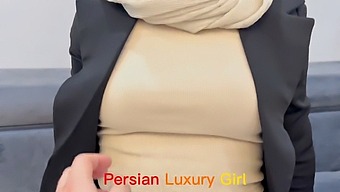 New Iranian Girl Shows Off Her Big Tits And Ass In A Sensual Voiceover