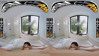 Immerse Yourself In A Relaxing Bath With Kiana Kumani In This Virtual Reality Video.