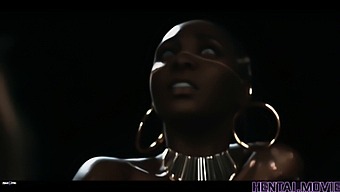 Artificial Intelligence Created Adult Animation Featuring A Latin Woman Under The Control Of An African Deity Who Engages In Oral Sex With Her Followers