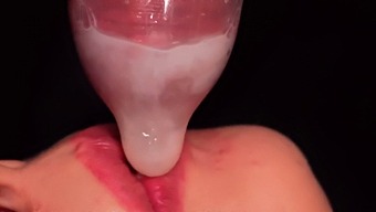 Intense Bdsm Massage With Milking Mouth And Condom Cumshot
