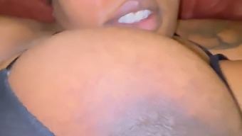 I Ejaculated All Over Her Big Natural Tits While Maintaining Eye Contact