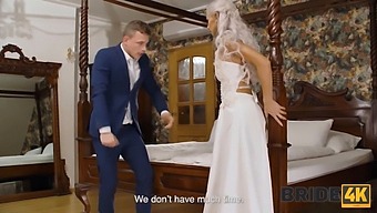 Wedding Turns Into Threesome With Bride And Her Lover