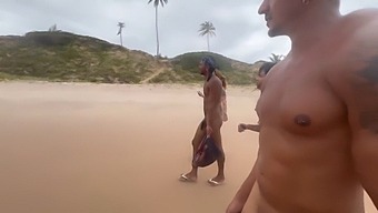 My Girlfriend Joined Me At The Beach For A Nude Outing, A First For Both Of Us