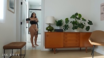 My Roommate, With A Big Ass, Swallows My Dick Both In The Ass And Mouth - Roxanne Roselle